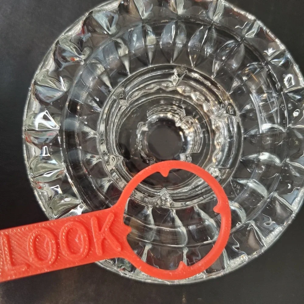 Vintage Set of Clear Cut Glass Candle Holders For Multi-size Candles Malaysia
